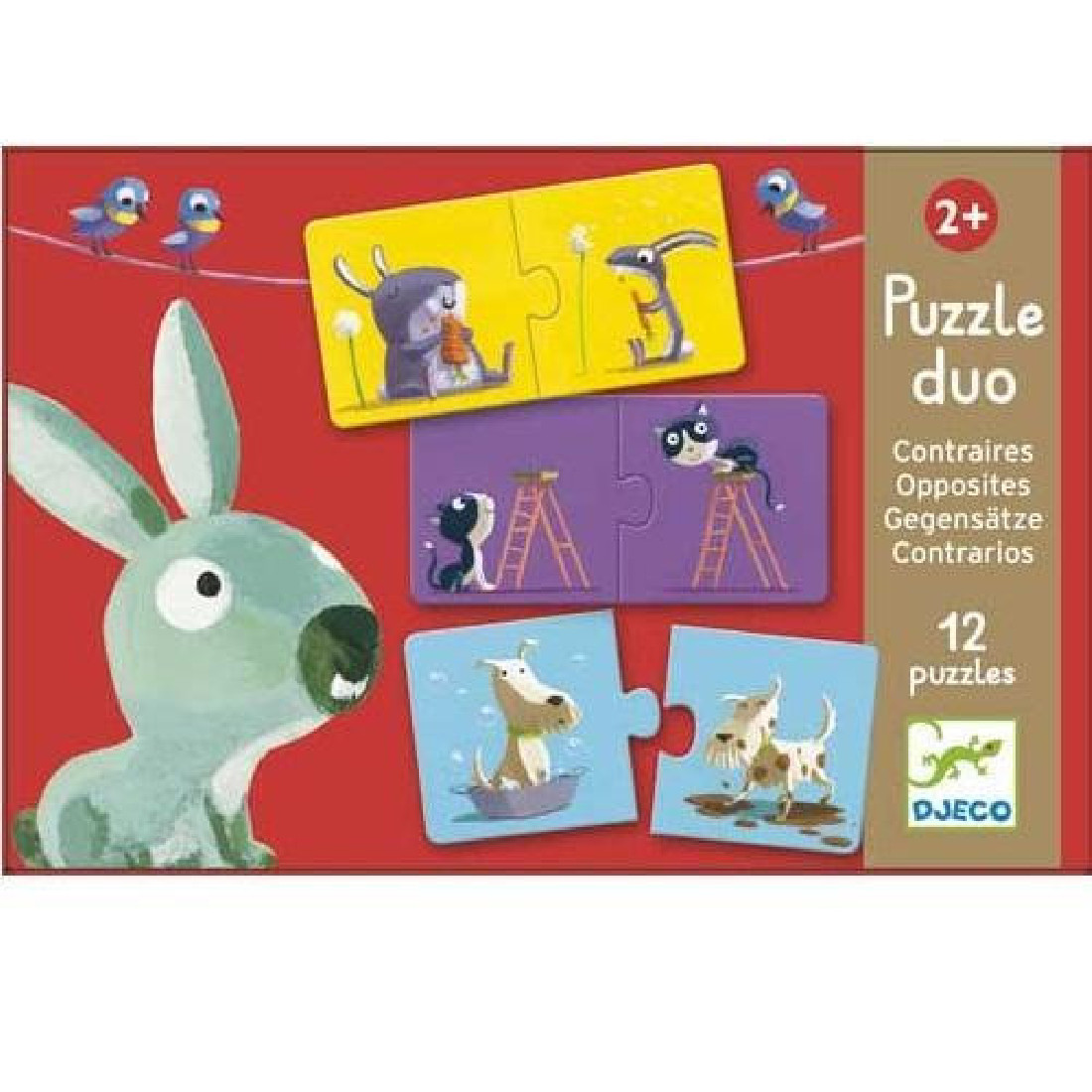 Puzzle Duo Τα αντίθετα 08162 Djeco