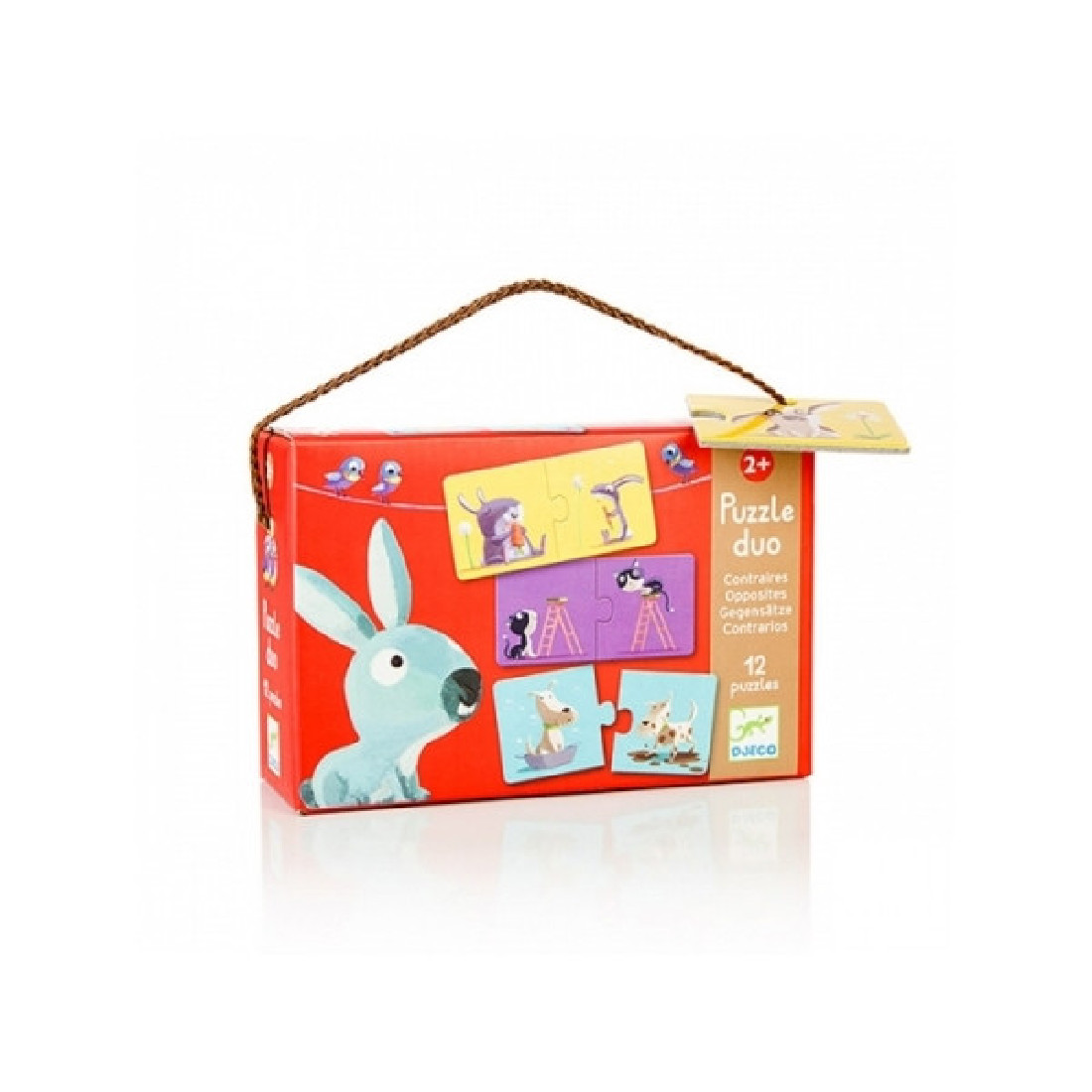 Puzzle Duo Τα αντίθετα 08162 Djeco