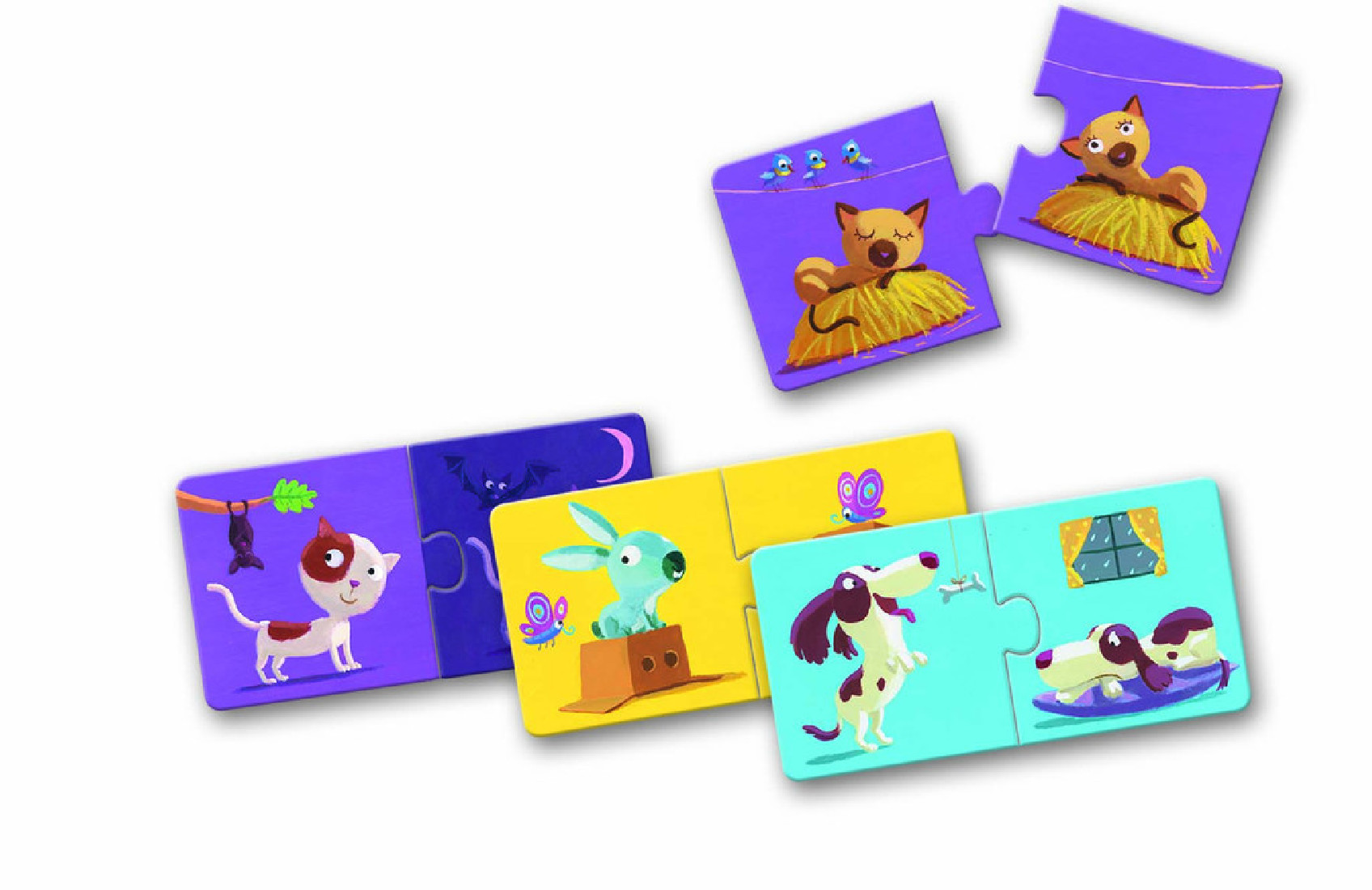 Puzzle Duo Τα αντίθετα 08162 Djeco