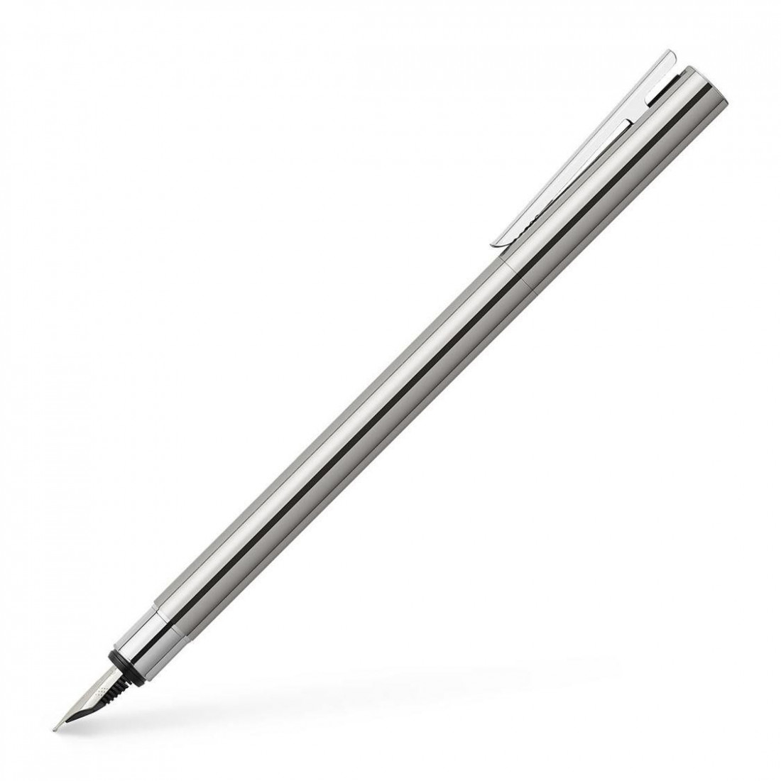 Faber Castell Fountain Pen NEO Slim Shiny Stainless Steel 342001
