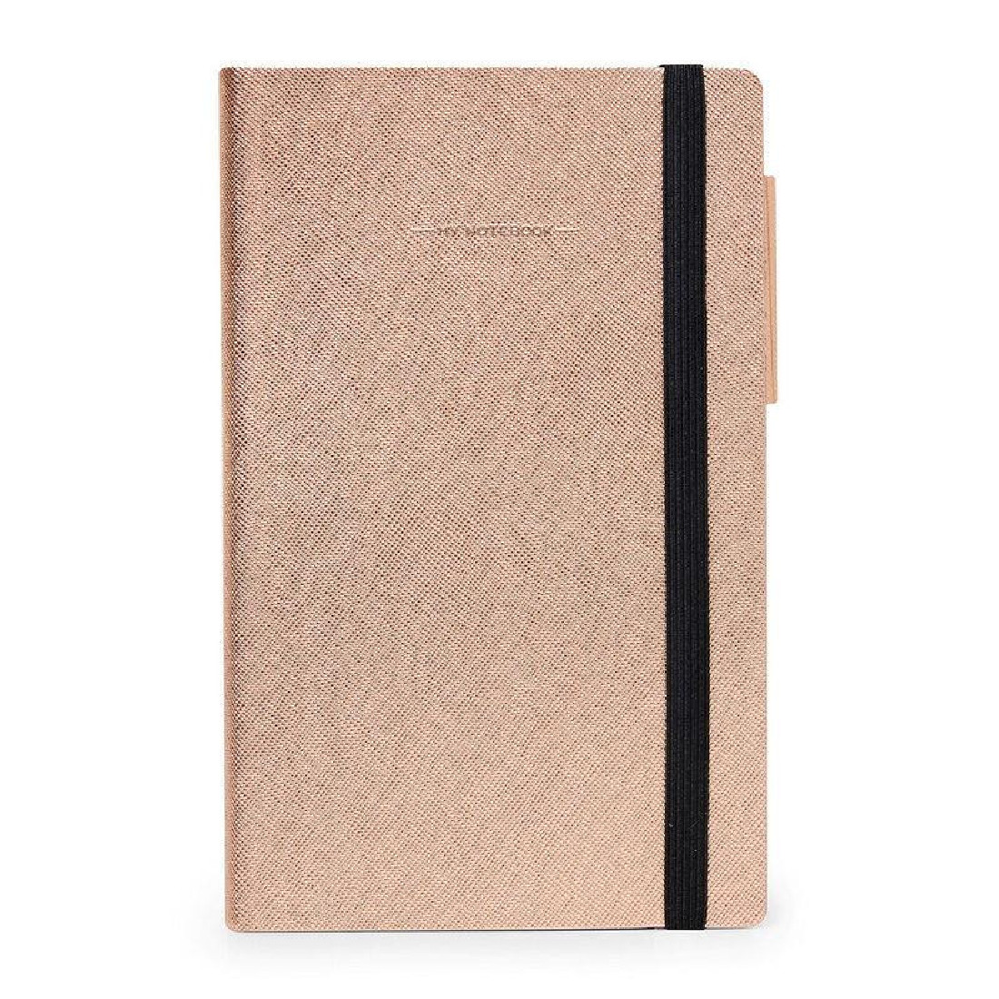 NOTEBOOK LINED ( 12 X 18 cm ) ROSE GOLD LEGAMI