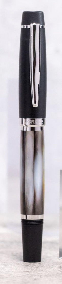 Opus 88 black mother of pearl Shell fountain pen
