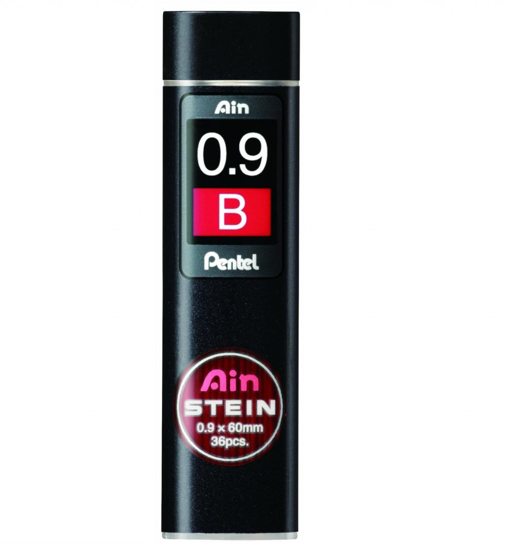 Leads for Mechanical Pencils 0,9mm B 40 pcs Ainstein Pentel