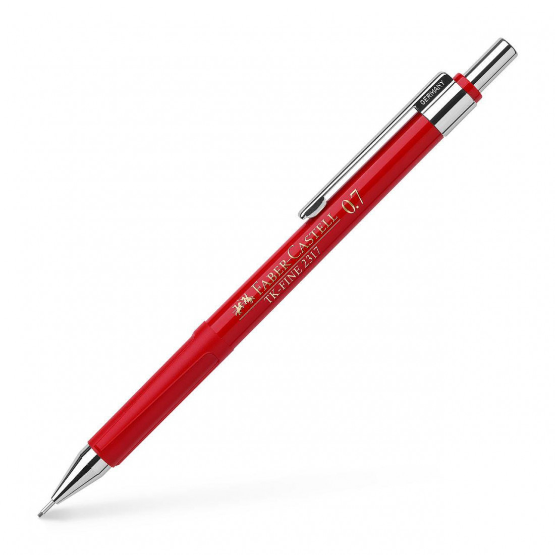 Faber Castell TK Fine 2317 mechanical pencil, 0.7 mm red