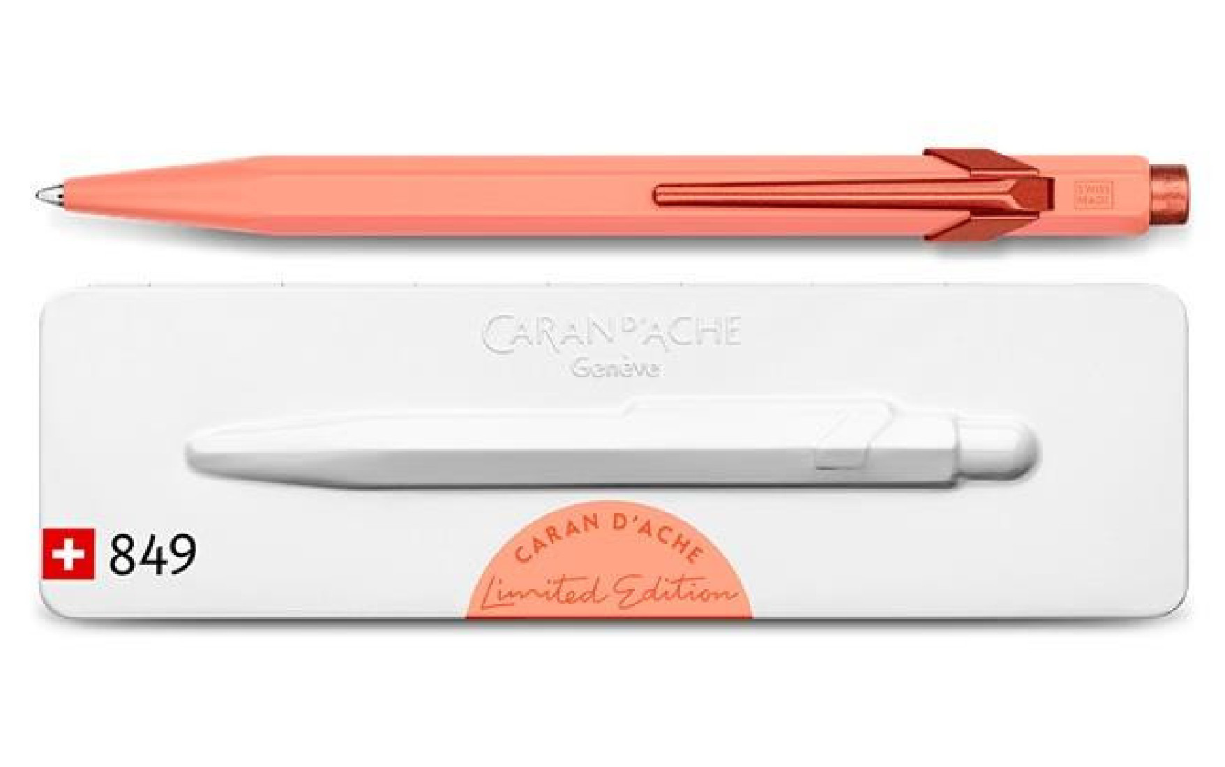 Carandache Ballpoint Pen 849 Claim your Style Tangerine – Limited Edition