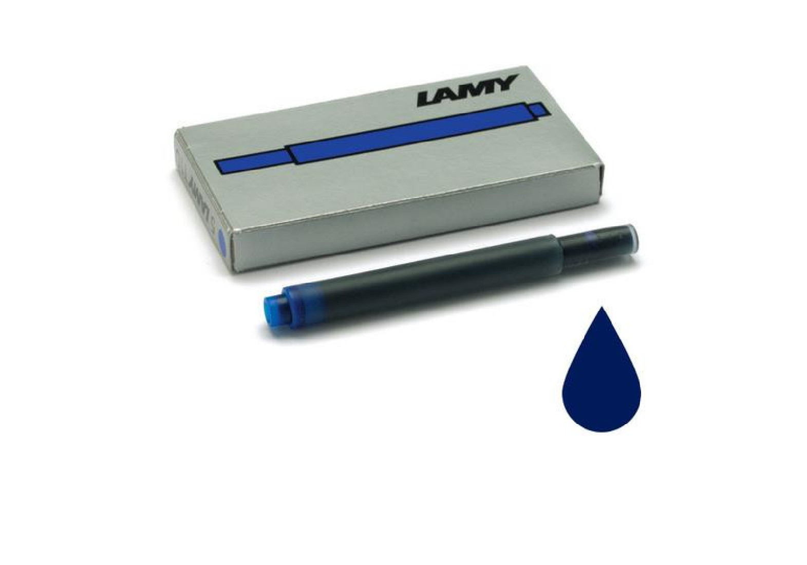 LAMY T10 giant ink cartridges 5 pieces blue black