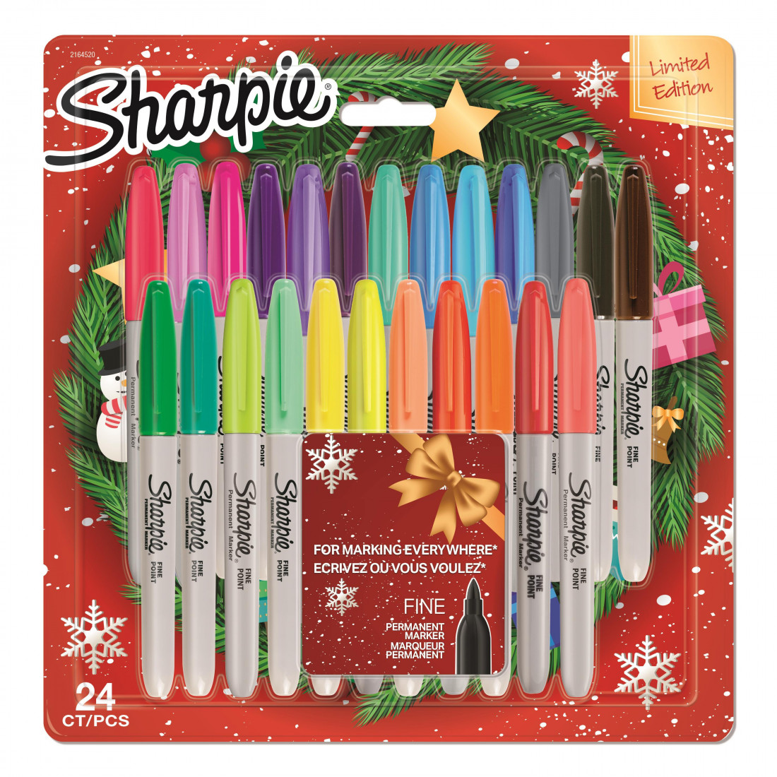 Sharpie Fine permanent markers blister 24 pcs limited edition