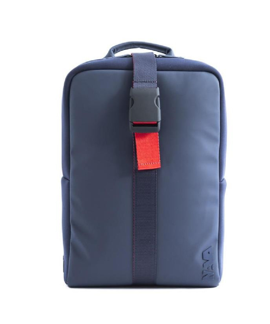 NAVA Organized backpack small - Flat Blue/Red