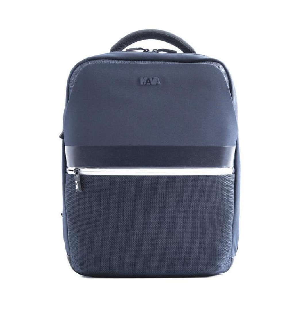 NAVA Organized Slim backpack 2 compartments with RFID secret pocket - Aero Night Blue