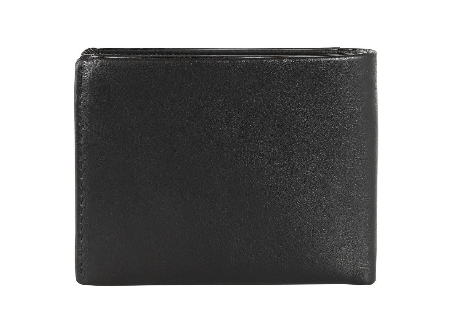 Nava Smooth Leather WalletSlim - Black