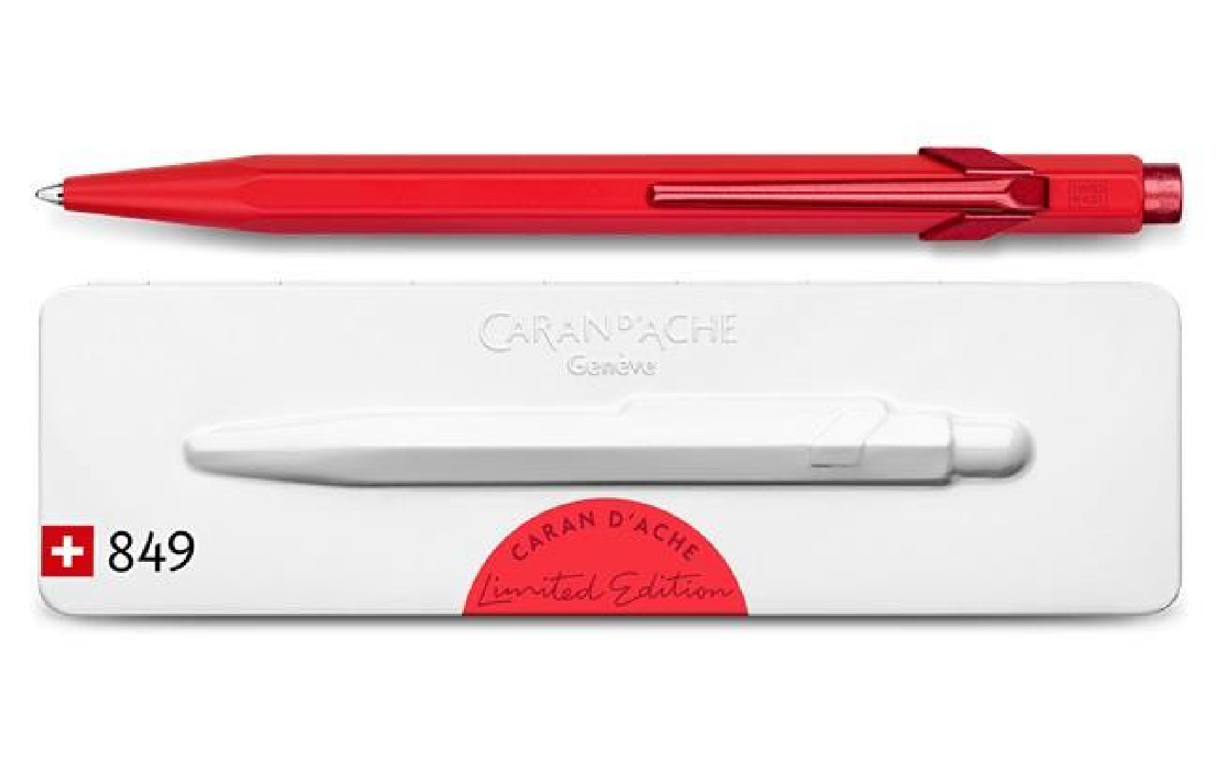 Carandache Ballpoint Pen 849 Claim your Style Scarlet Red – Limited Edition