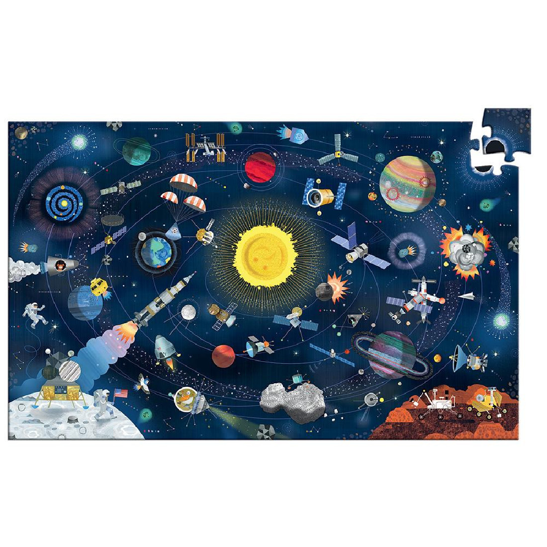 Puzzle Παρατήρησης 200τμχ.- FSC MIX Διάστημα 07413 Djeco