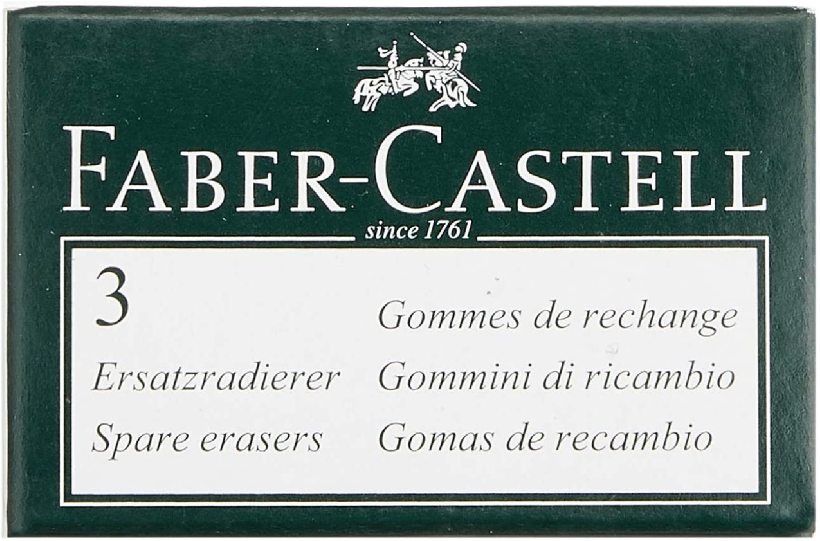 Spare eraser Perfect Pencil, Magnum, 3pcs 188659 Graf Von Faber Castell