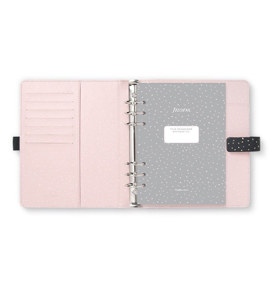 Filofax Organiser A5 Confetti Charcoal 028743