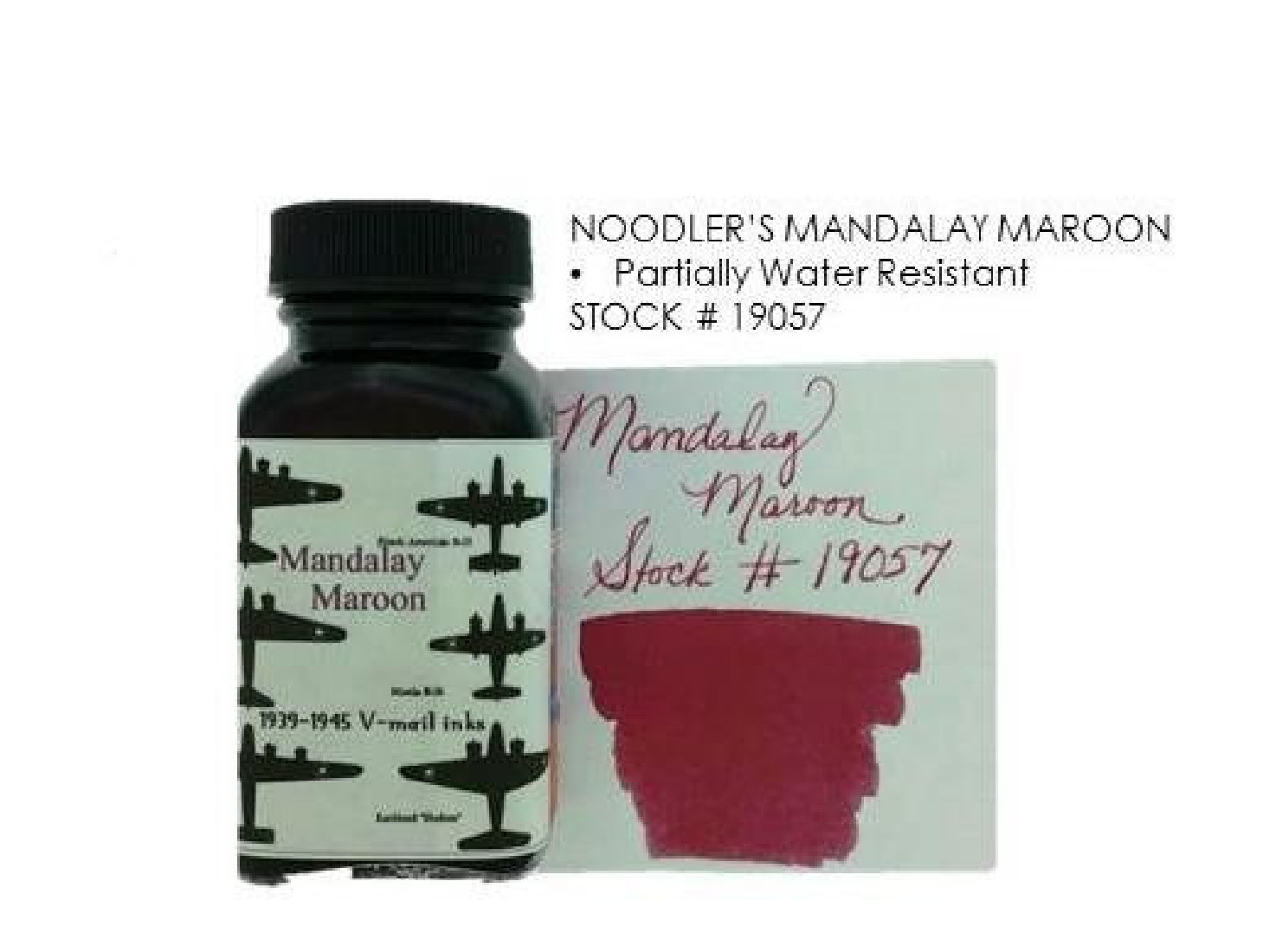 Noodlers ink VMail Mandalay Maroon 90ml 19057
