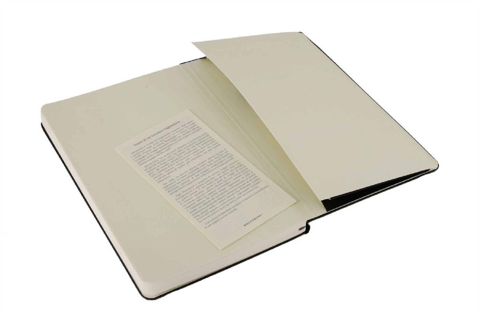 Notebook Music Large 13x21 Black Hard Cover, Moleskine