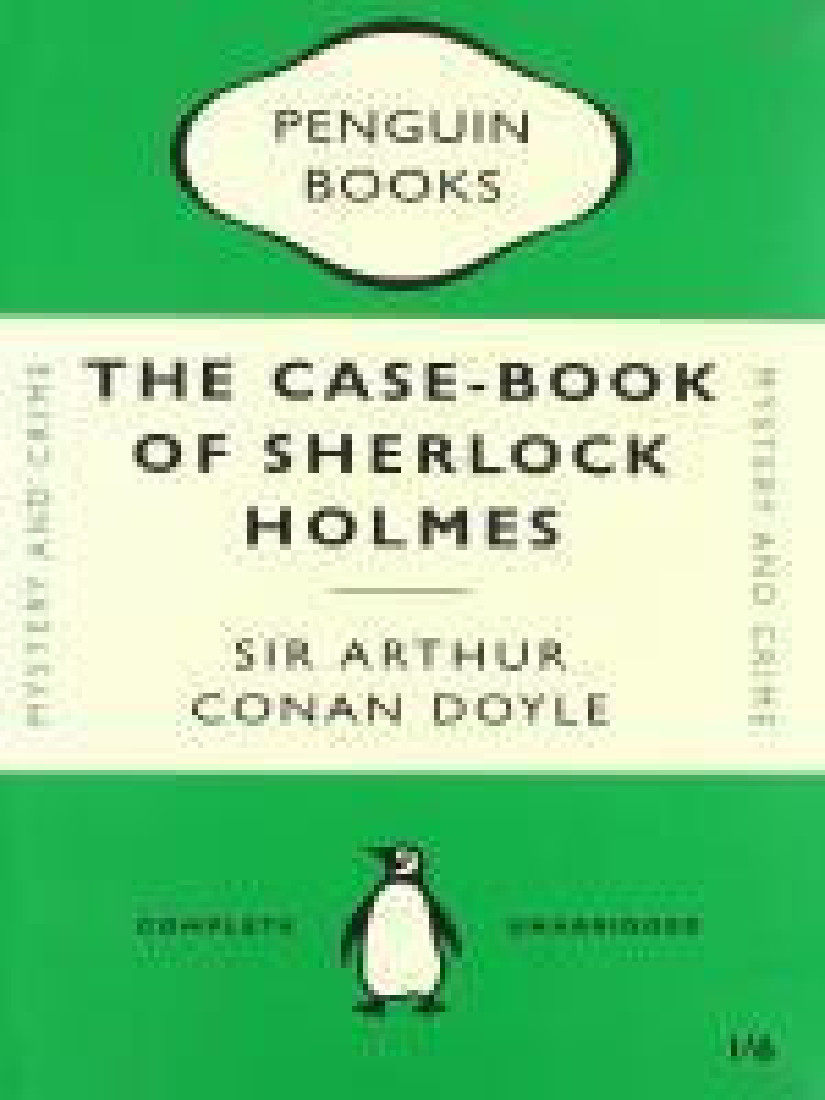 PENGUIN NOTEBOOK : THE CASE OF SHERLOCK HOLMES