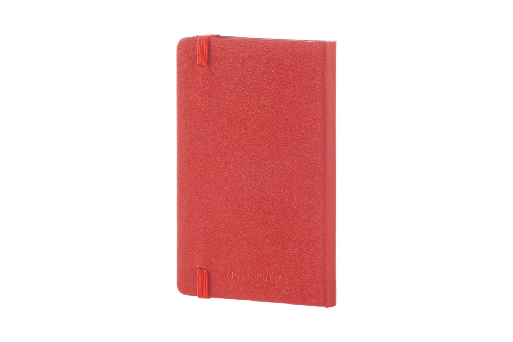 Notebook Pocket 9x14 Ruled Coral Orange Hard Cover Moleskine
