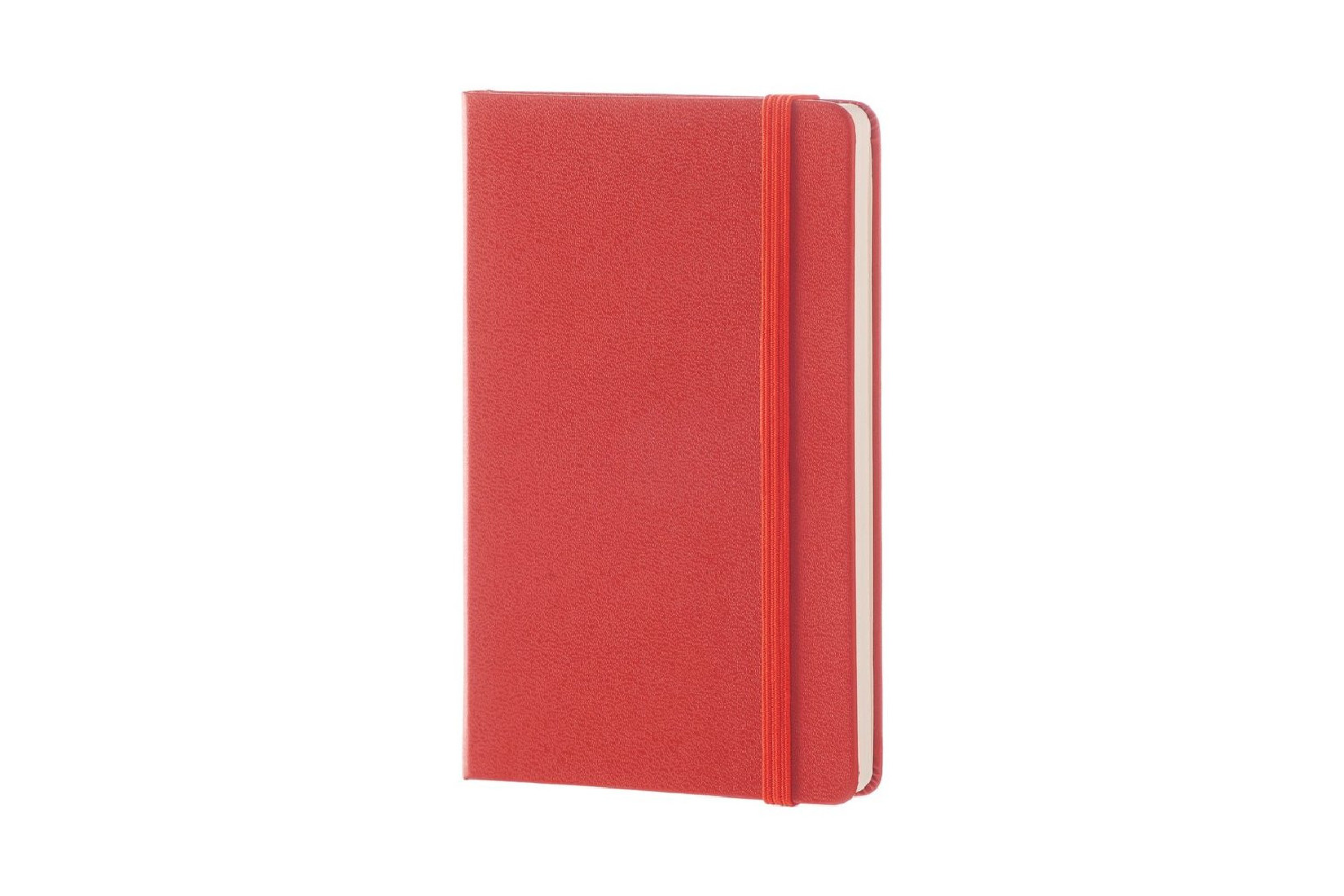 Notebook Pocket 9x14 Ruled Coral Orange Hard Cover Moleskine