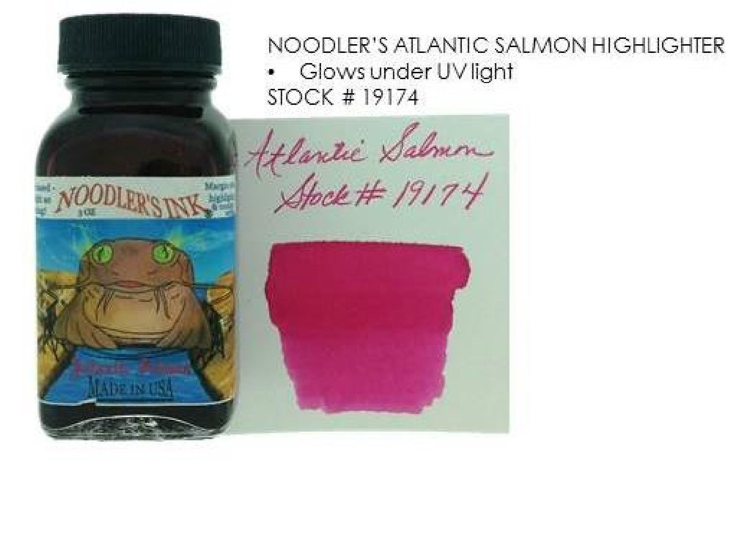 Noodlers ink Atlantic Salmon Highlighter 90ml 19174