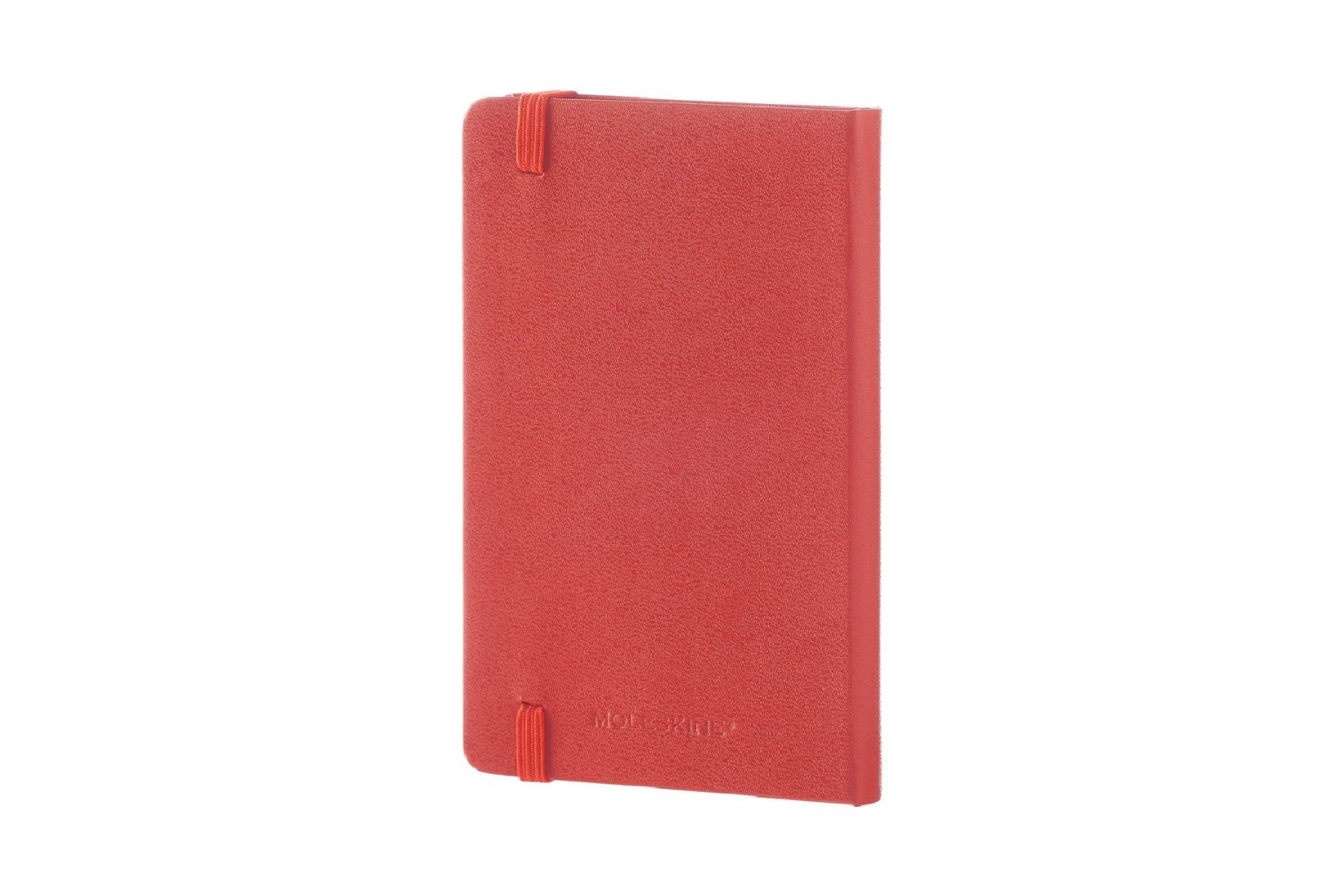 Notebook Pocket 9x14 Squared Coral Orange Hard Cover Moleskine