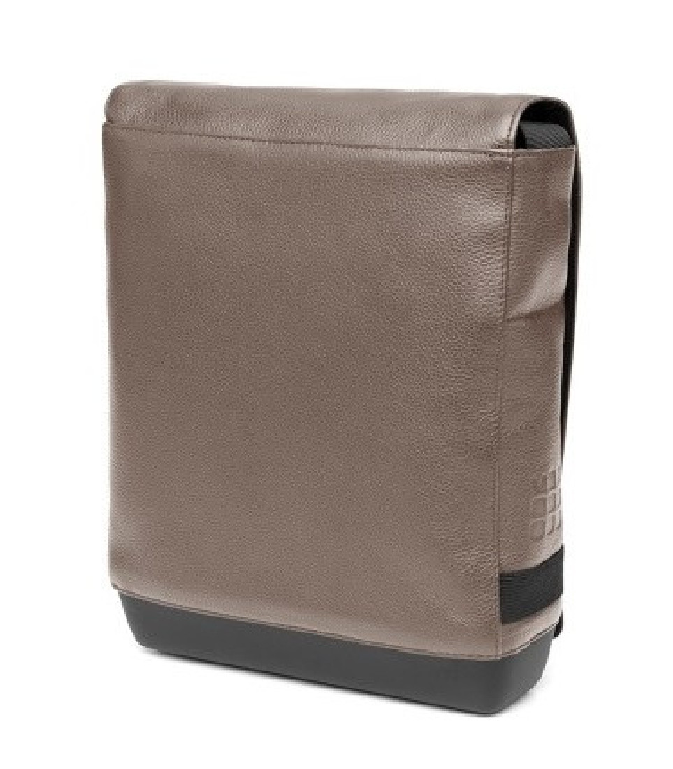 CLASSIC LEATHER REPORTER BAG  BROWN MOLESKINE