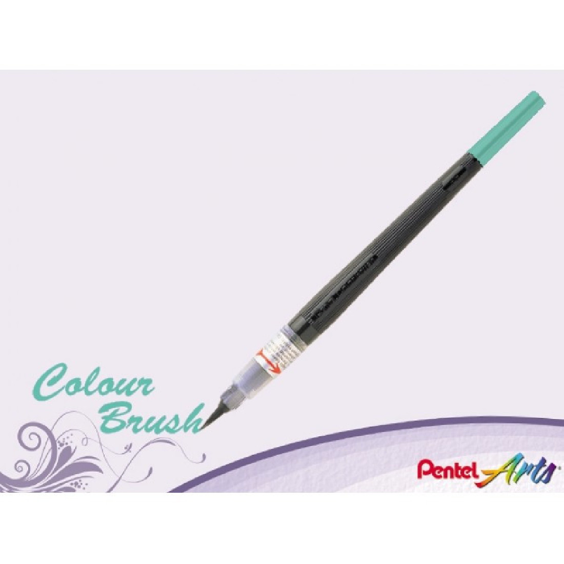 Pentel Art Brush Pen - Turquoise  GFL114