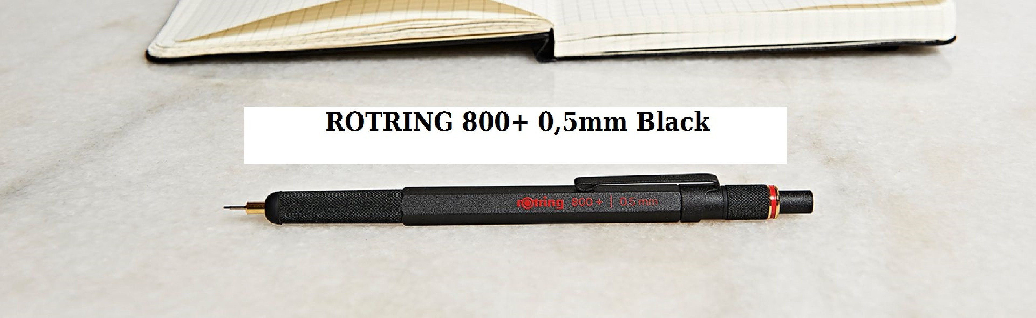 ROTRING 800+ BLACK 0,5mm (+Stylus Hybrid )MECHANICAL PENCIL