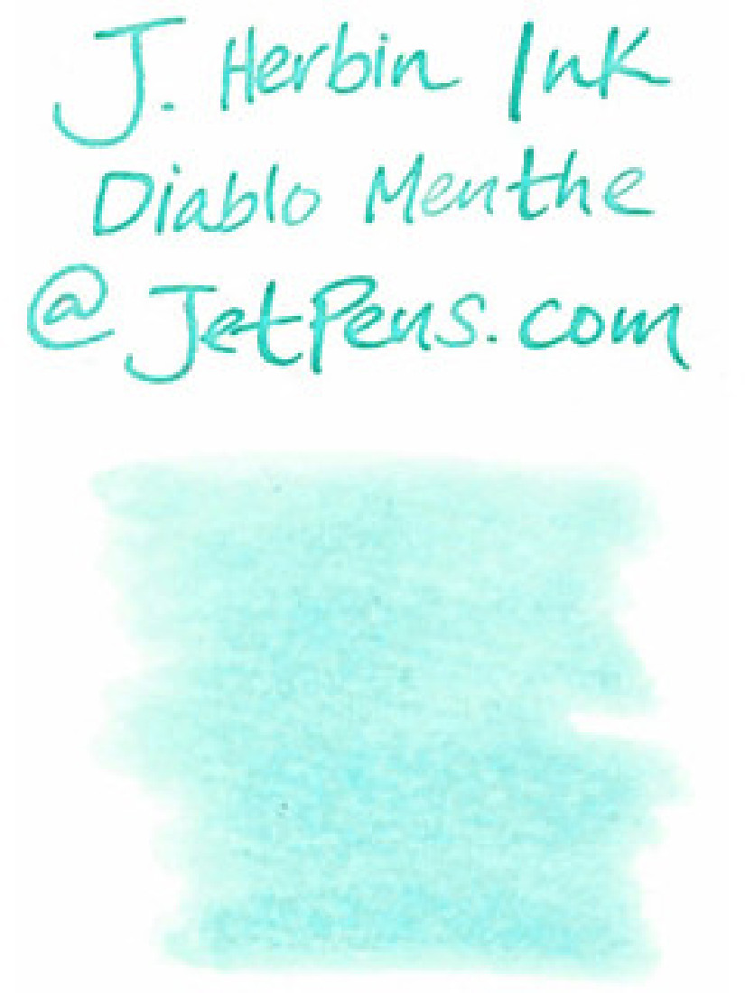 10ML FOUNTAIN PEN INK 11533 DIABOLO MENTHE(MINT LEMONADE GREEN) J.HERBIN