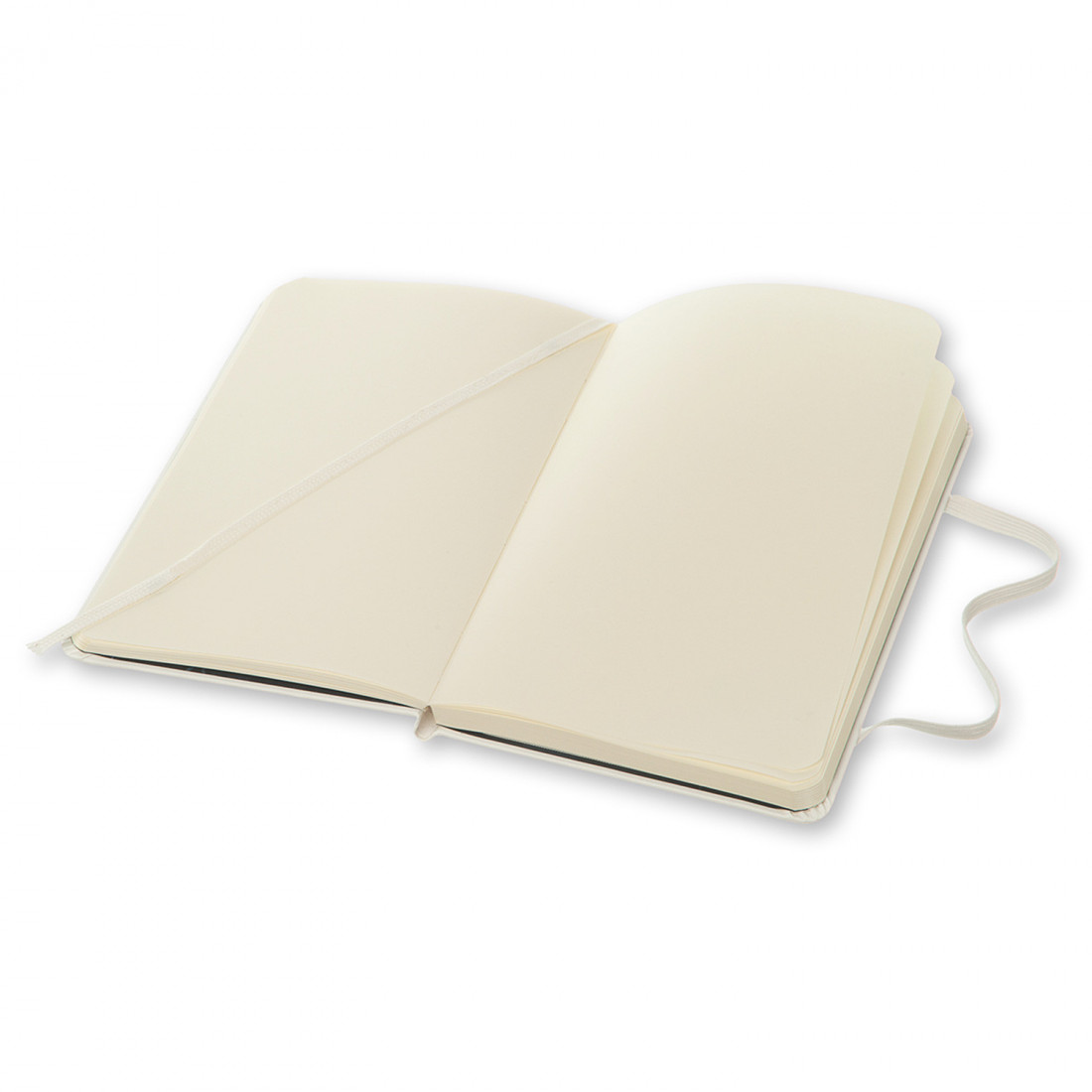 Notebook In Jazz pocket 9x14 White Plain Moleskine
