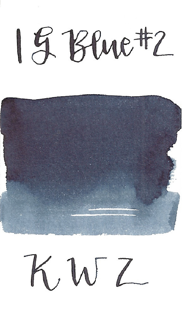 KWZ blue 2 60ml iron gall ink