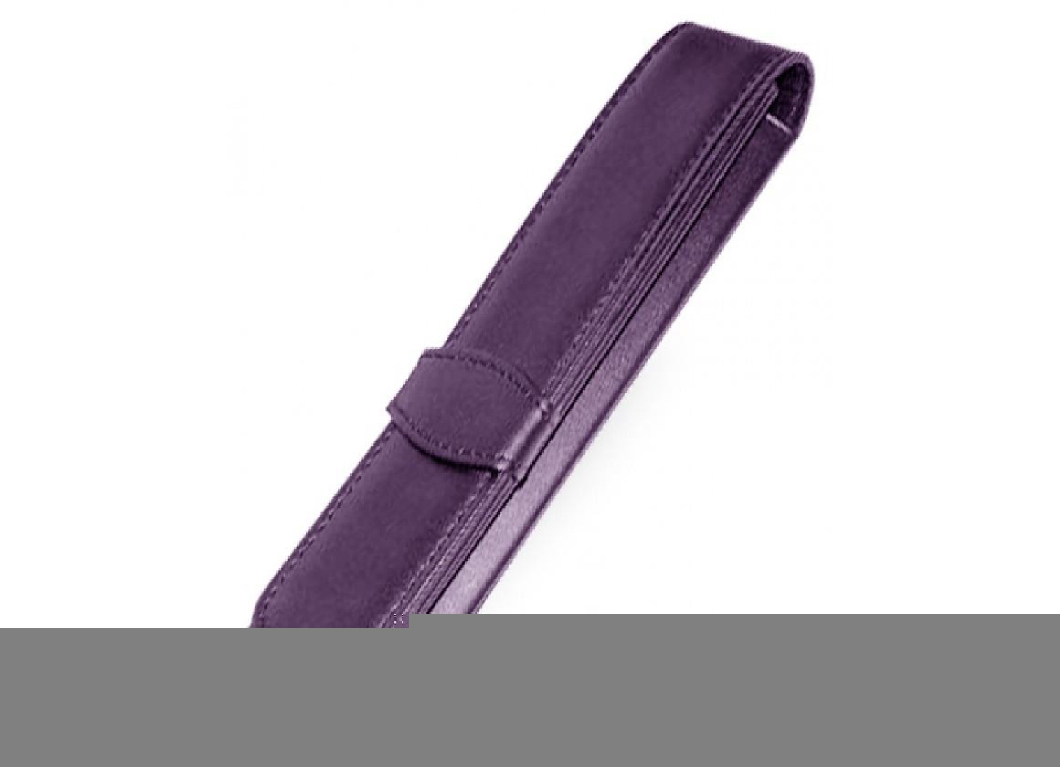 Leather flap case purple  for 1 pen ONLINE