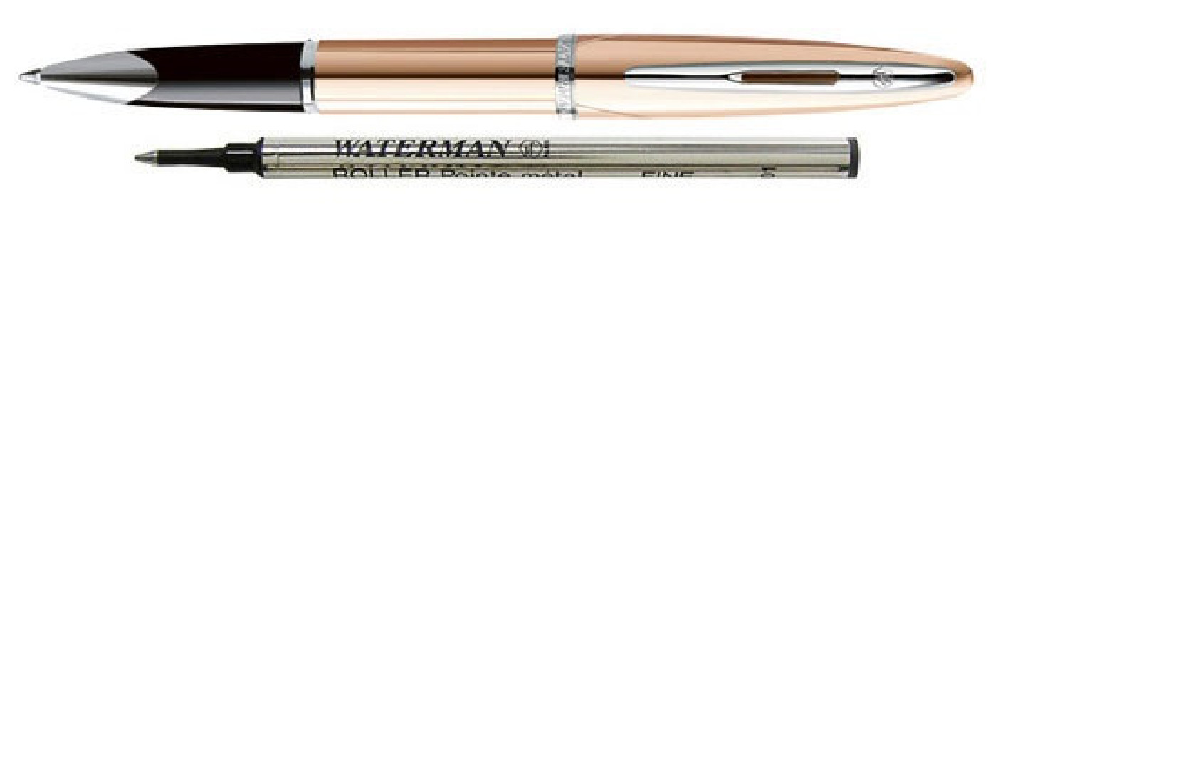 WATERMAN CARENE PINK GOLD ST ROLLERBALL S0830240