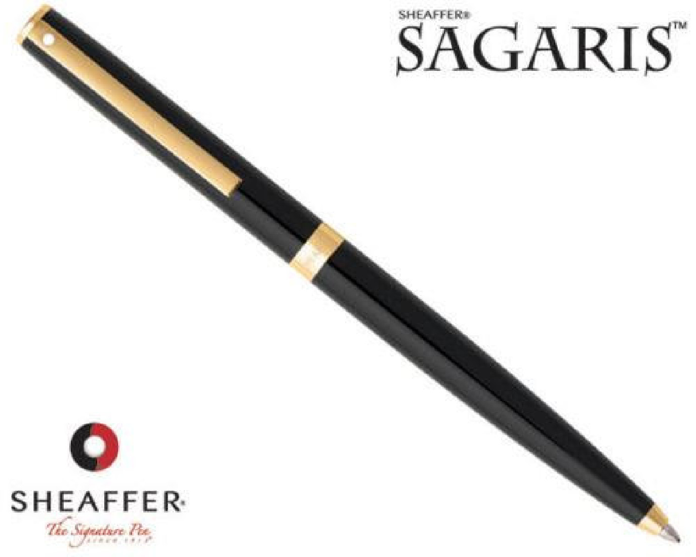 Sheaffer Sagaris gloss black GT Ball Pen 9471-2