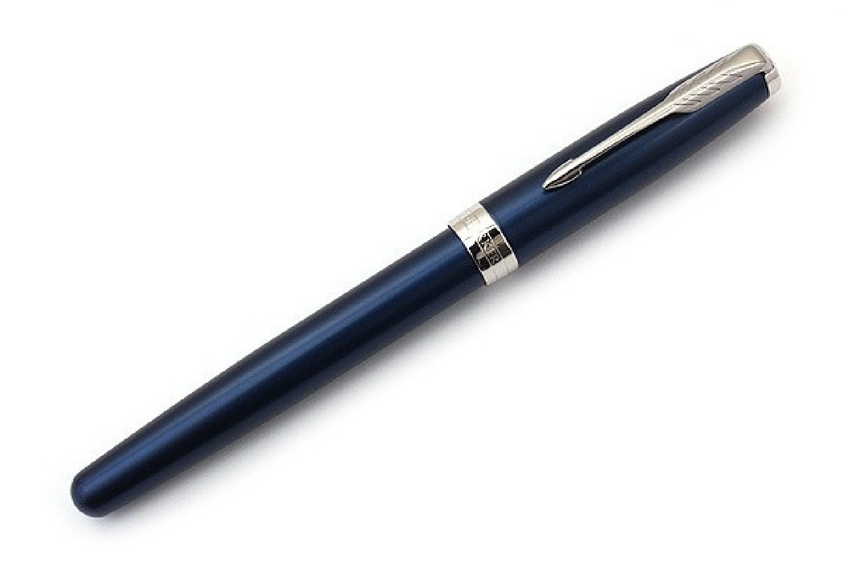 Parker Sonnet Blue Lacquer - Chrome Trim Steel Nib Fountain Pen