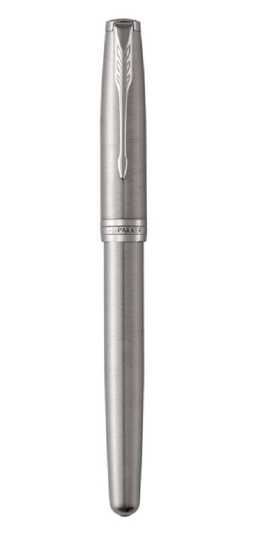 Parker New Sonnet Fountain Pen - Stainless Steel - Ghrome Trim - steel Nib 1931510