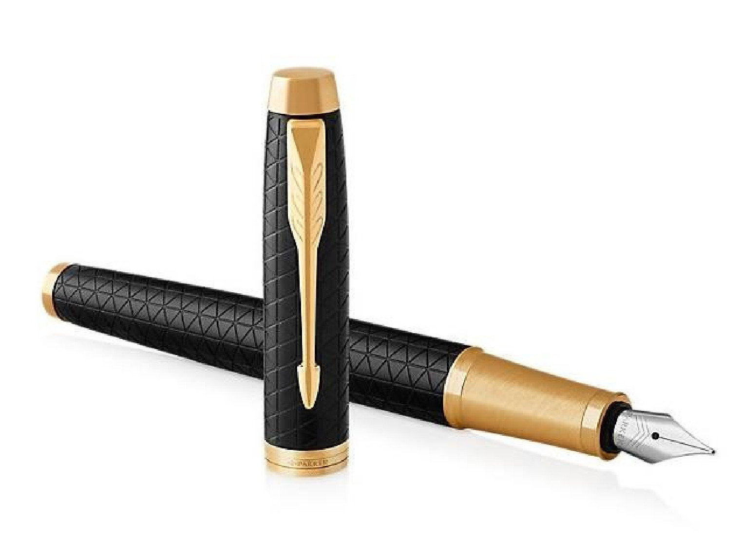Parker New IM Premium Black Gold GT Fountain Pen