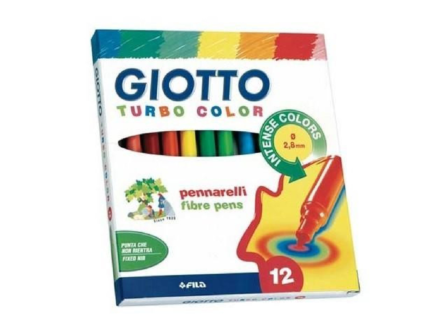 Μαρκαδόροι Turbo Color 12 τμχ  4160 Giotto