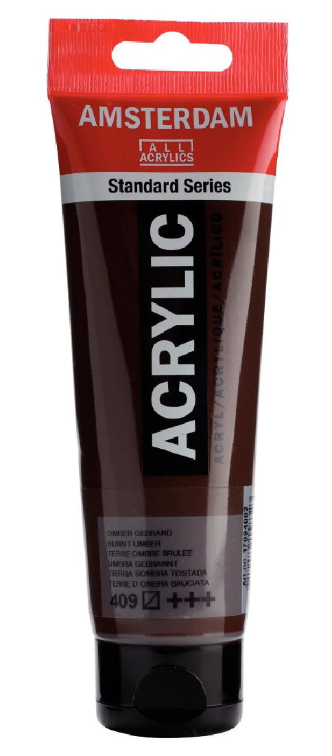 Acrylic Amsterdam 120ml. Terre Ombre Brulle Νo.409 Talens