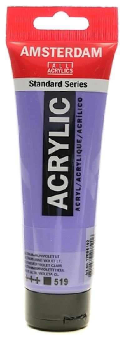 Acrylic Amsterdam Ultramarine Violet Light 120ml. Νo.519 Talens