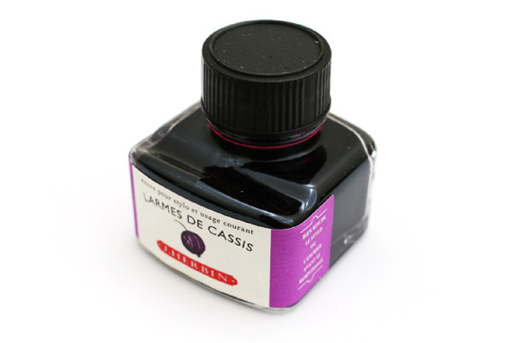 FOUNTAIN PEN INK 13078 LARMES DE CASSIS(TEARS OF BLACK CURRANT PURPLE) J.HERBIN