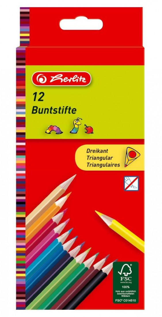 Herlitz coloured pencils 12pcs 10412021
