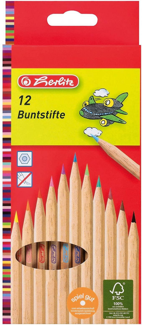 Herlitz coloured pencils 12pcs 8660086