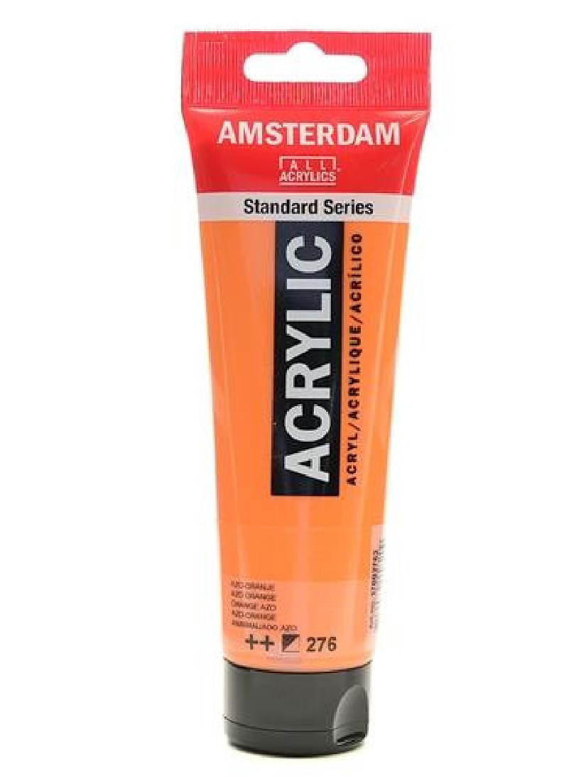 Acrylic Amsterdam 120ml. Azo Orange Νo.276 Talens