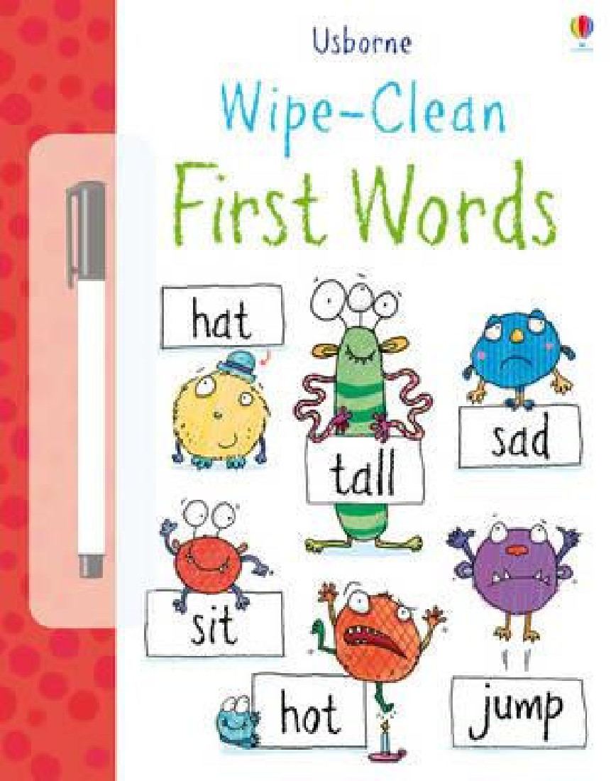 USBORNE WIPE-CLEAN : FIRST WORDS PB