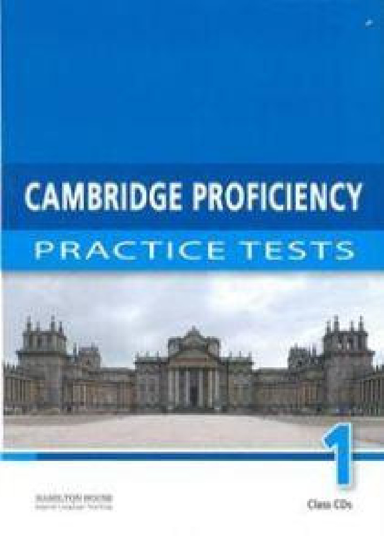 CAMBRIDGE PROFICIENCY PRACTICE TESTS 1 CD