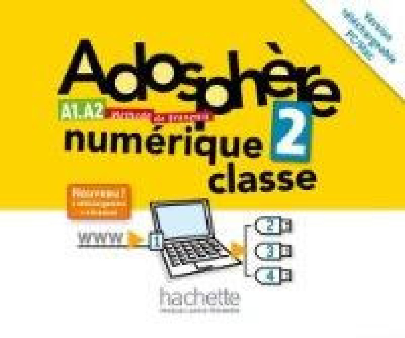 ADOSPHERE 2 A1 + A2 MANUEL NUMERIQUE (CARTE DE TELECHARGEMENT)