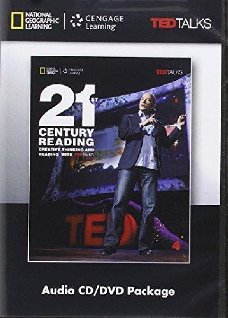 21st CENTURY READING - TED TALKS 4 AUDIO CD/DVD PACKAGE