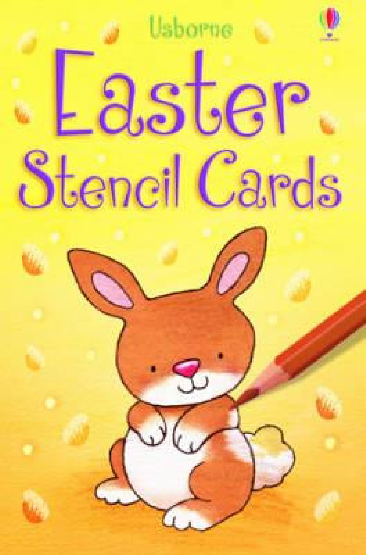 USBORNE ACTIVITY CARDS : EASTER STENCIL CARDS
