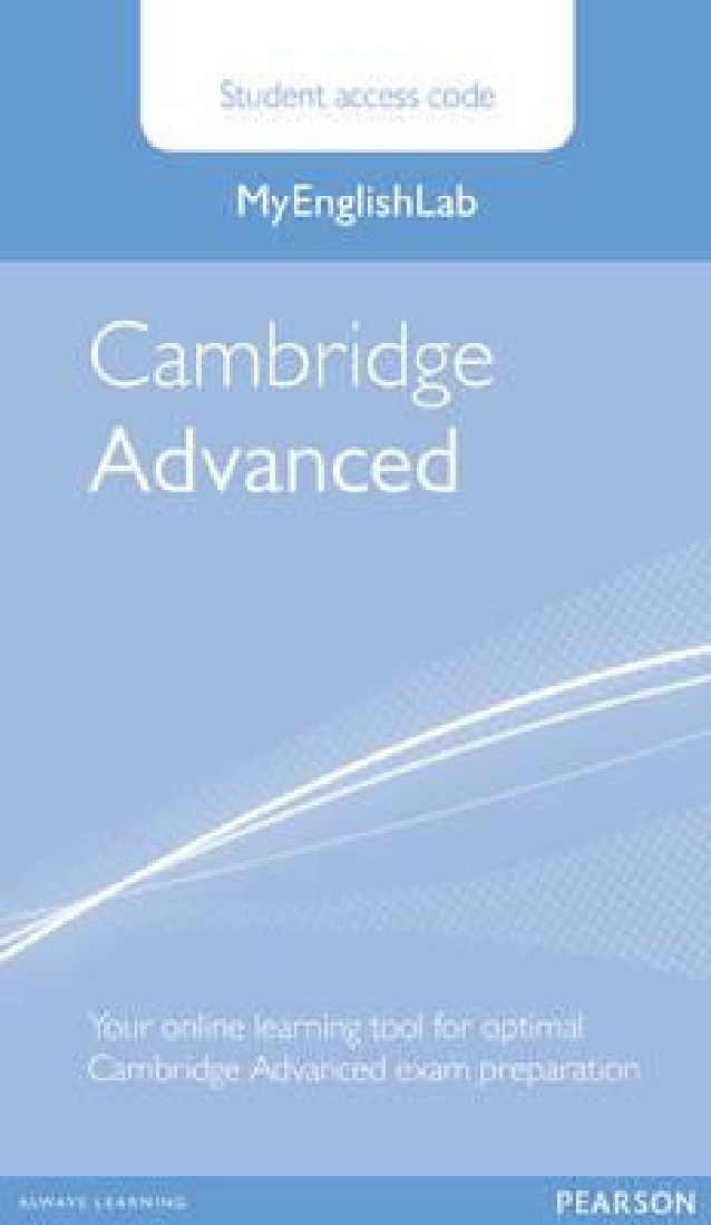 Student access. Учебник Cambridge Advanced. MYENGLISHLAB. УМК New Cambridge Advanced English. English code Pearson.